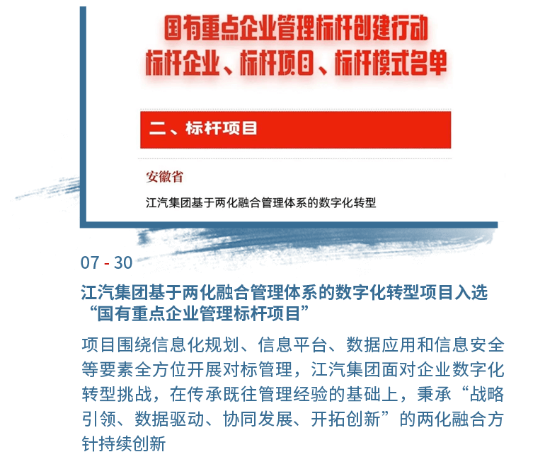 7月30日88858cc永利官网基于两化融合治理系统的数字化转型项目入选“国有重点企业治理标杆项目”